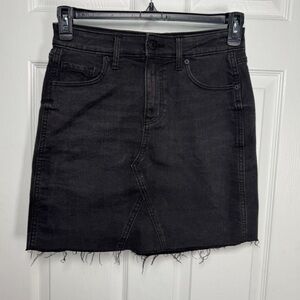 Old Navy‎ Black Charcoal Denim Skirt